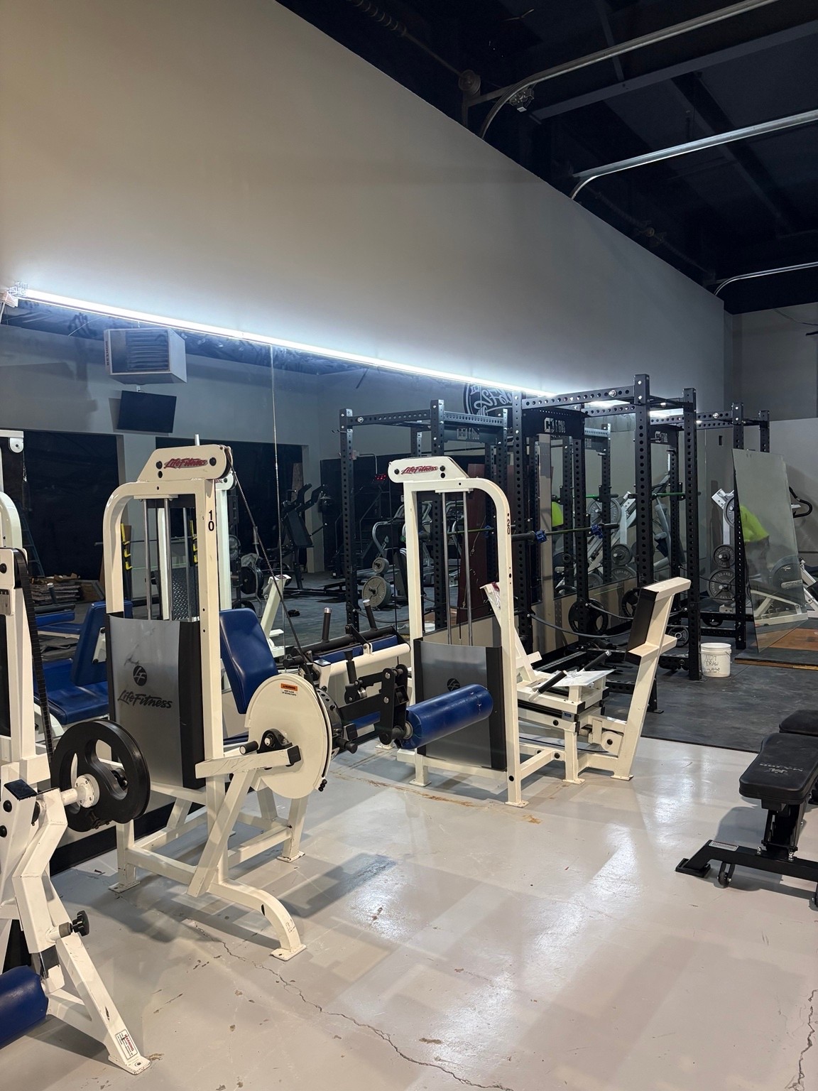 Club 72 strength training area